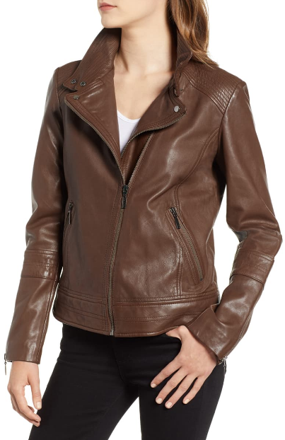 Leather Moto Jacket