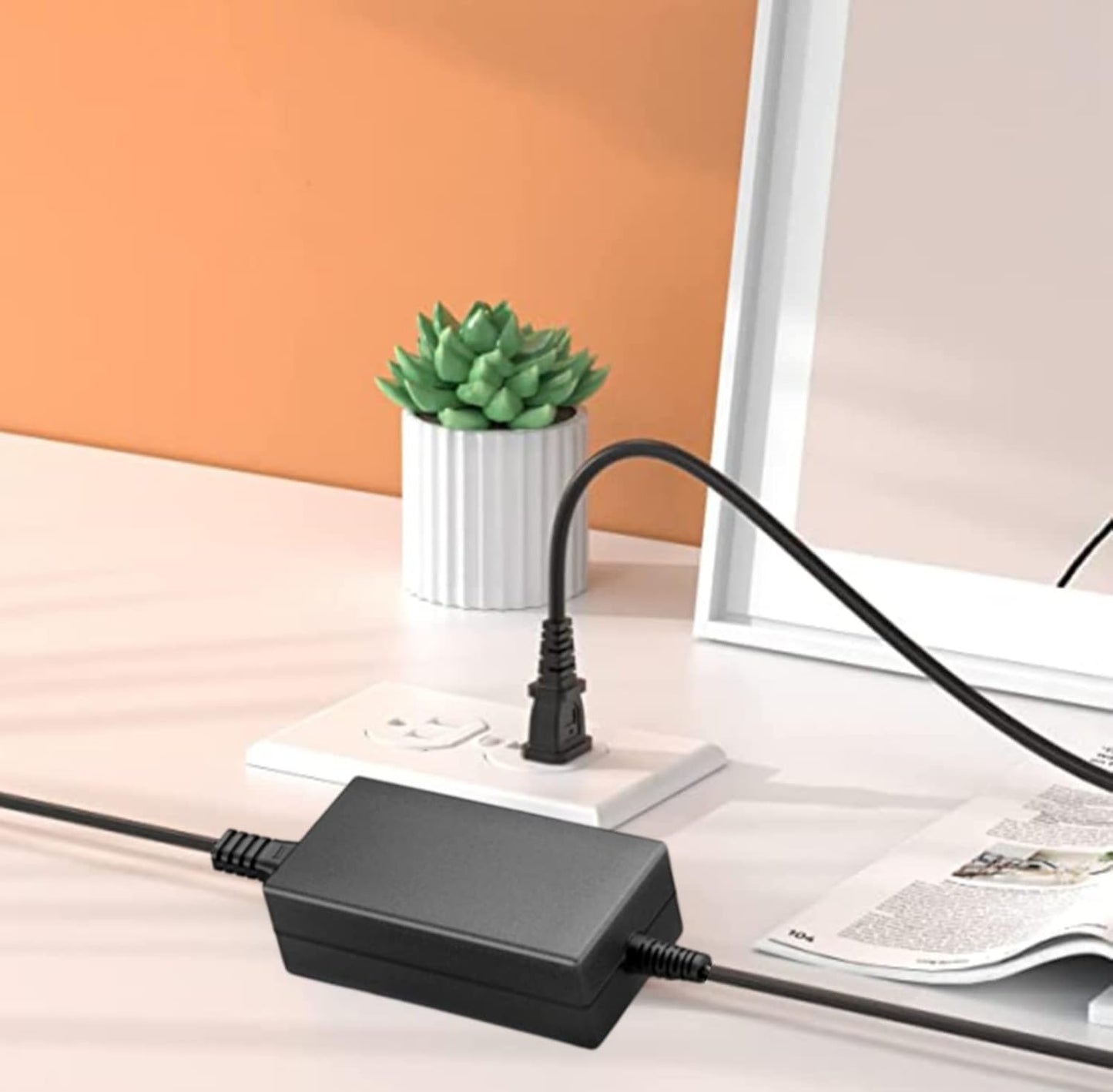 Kircuit 24V RM02 FL42E 42W 3700LM CW2401750US DC24V 24 24VDC AC/DC Adapter Compatible with Marctronic Floor Lamp Bright