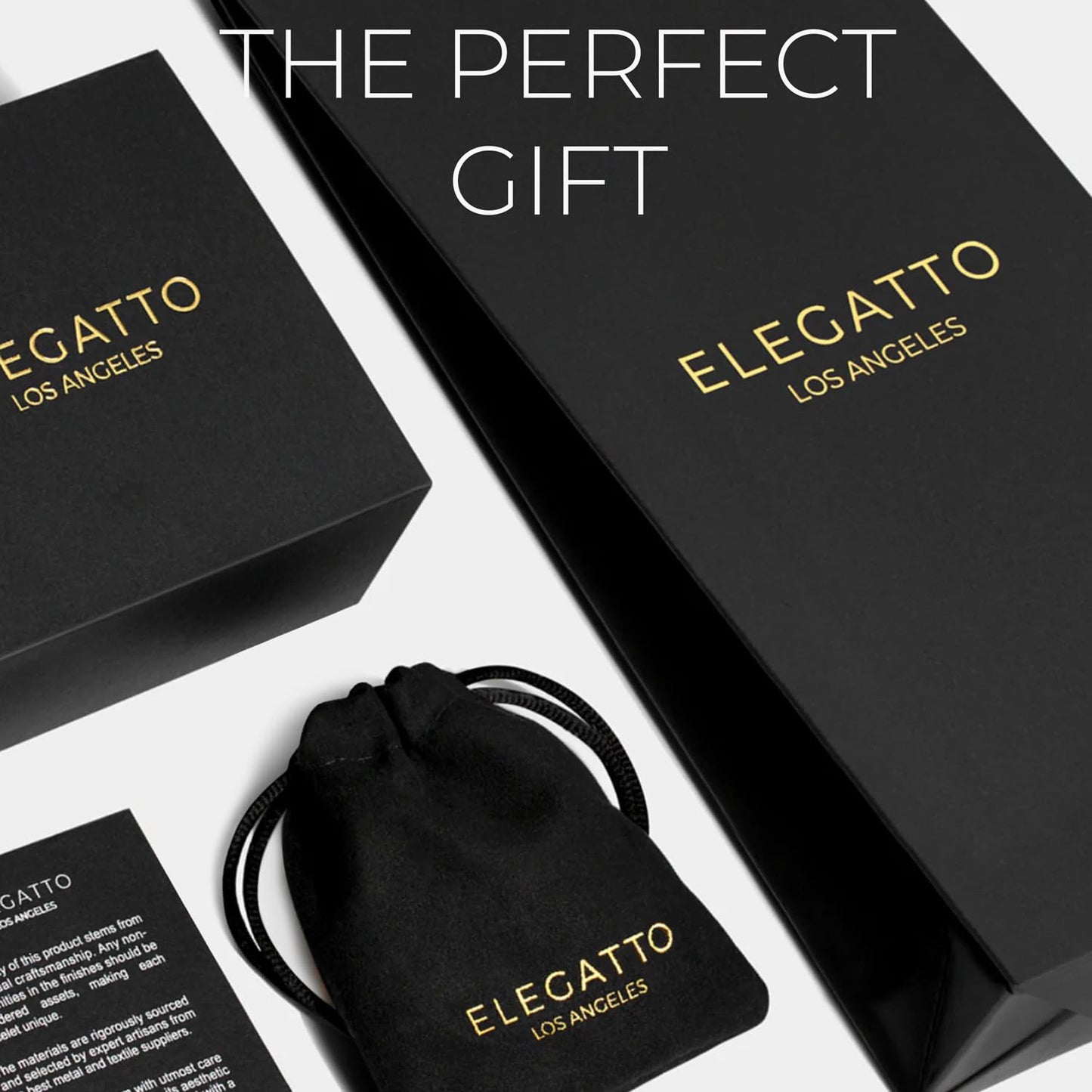 Elegatto Elagio Premium Braided Leather Bracelet for Men | Full-Grain Braided Leather with Sterling Silver Polished Stainless Steel Clasp | Men’s Designer Bracelets | Extra Small