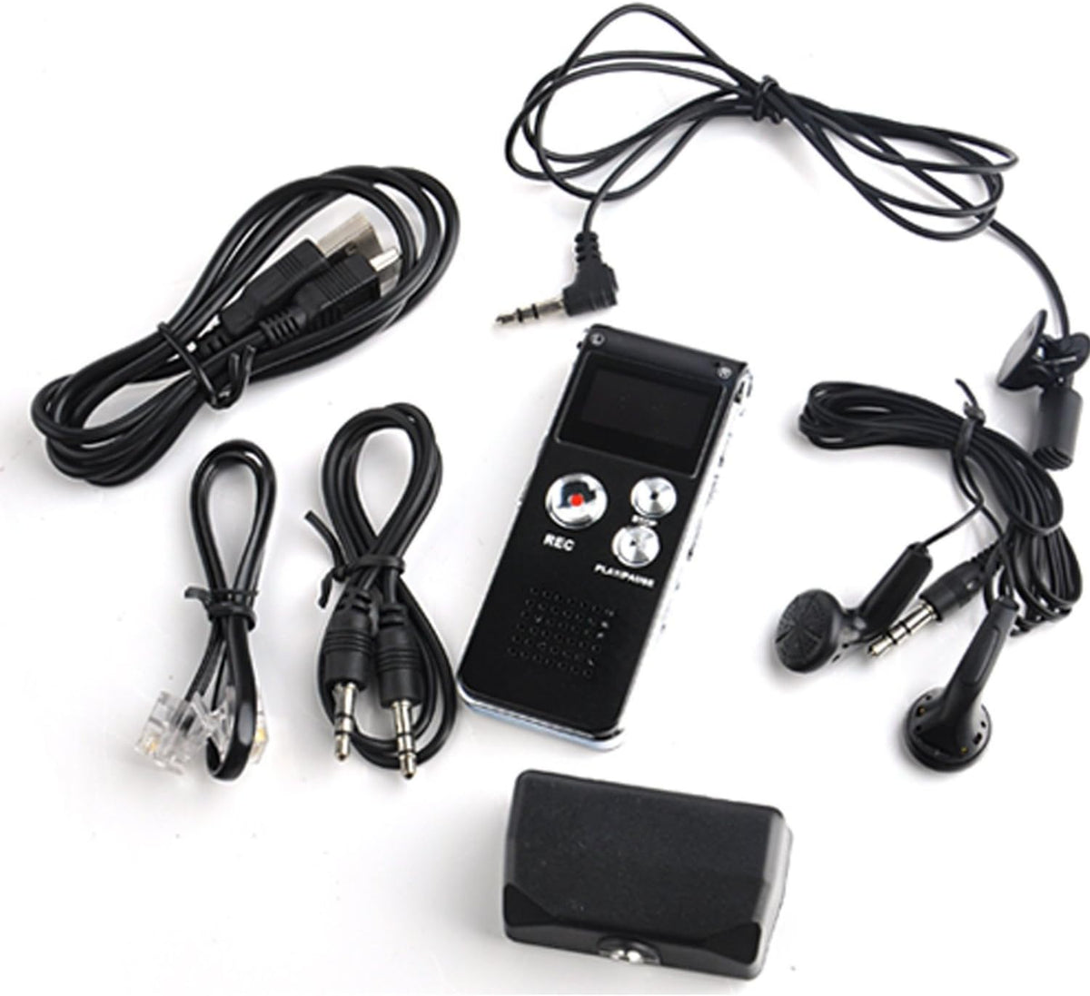 2015 4G 4GB 650HR MP3 Cred-Deal Steel New Digital Audio Voice Recorder Dictaphone Player FM