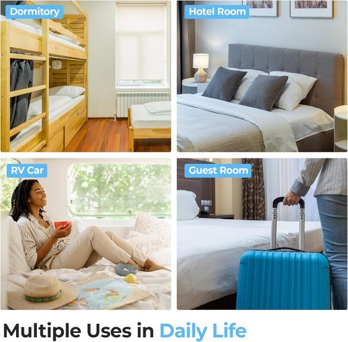 Neo Sleep Twin XL Cooling Memory Mattress - Pressure Relief & Cool Sleep | Medium Firm CertiPUR-US Certified Foam, 6 Inch