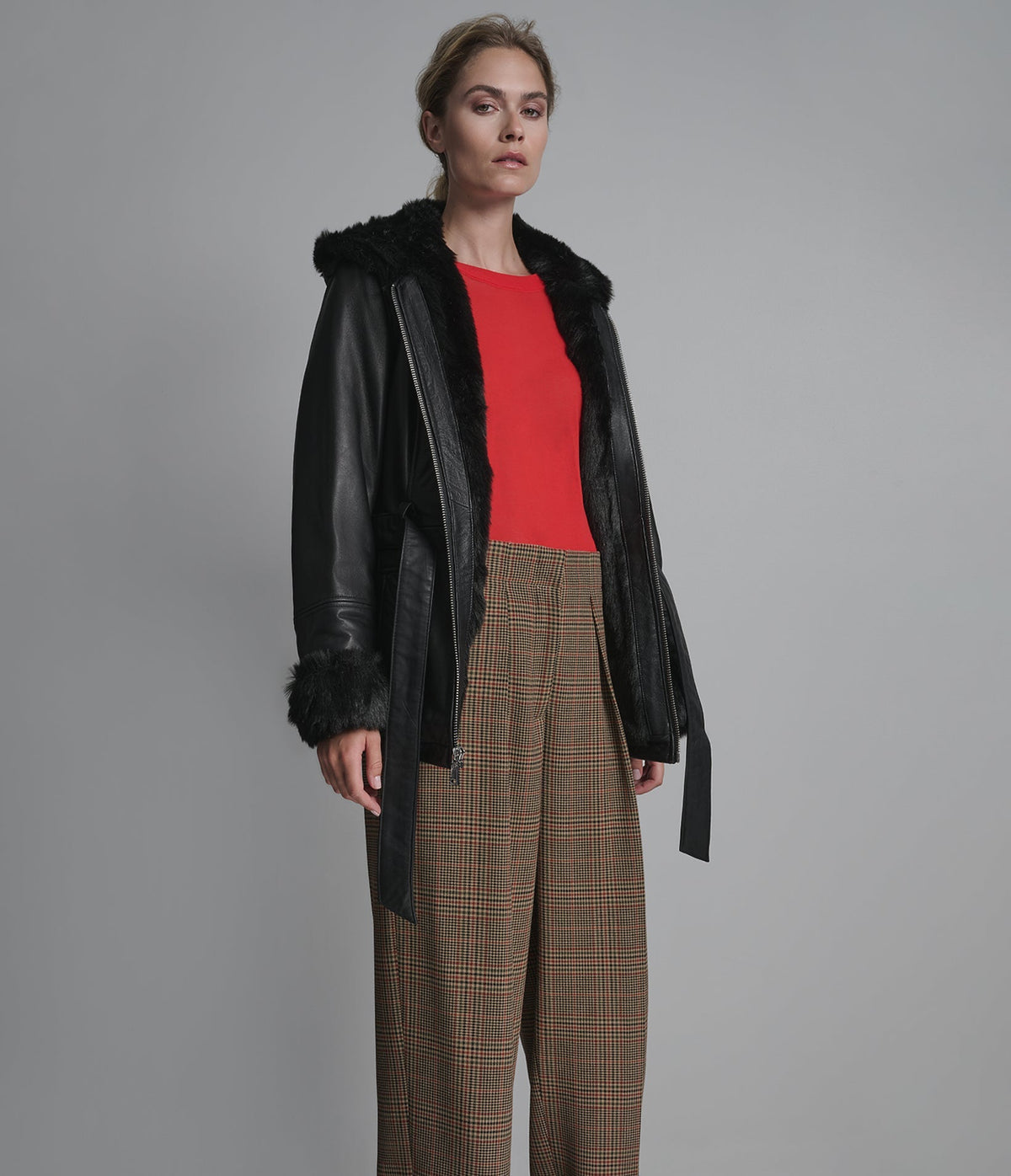Genevieve Belted Trench Jacket