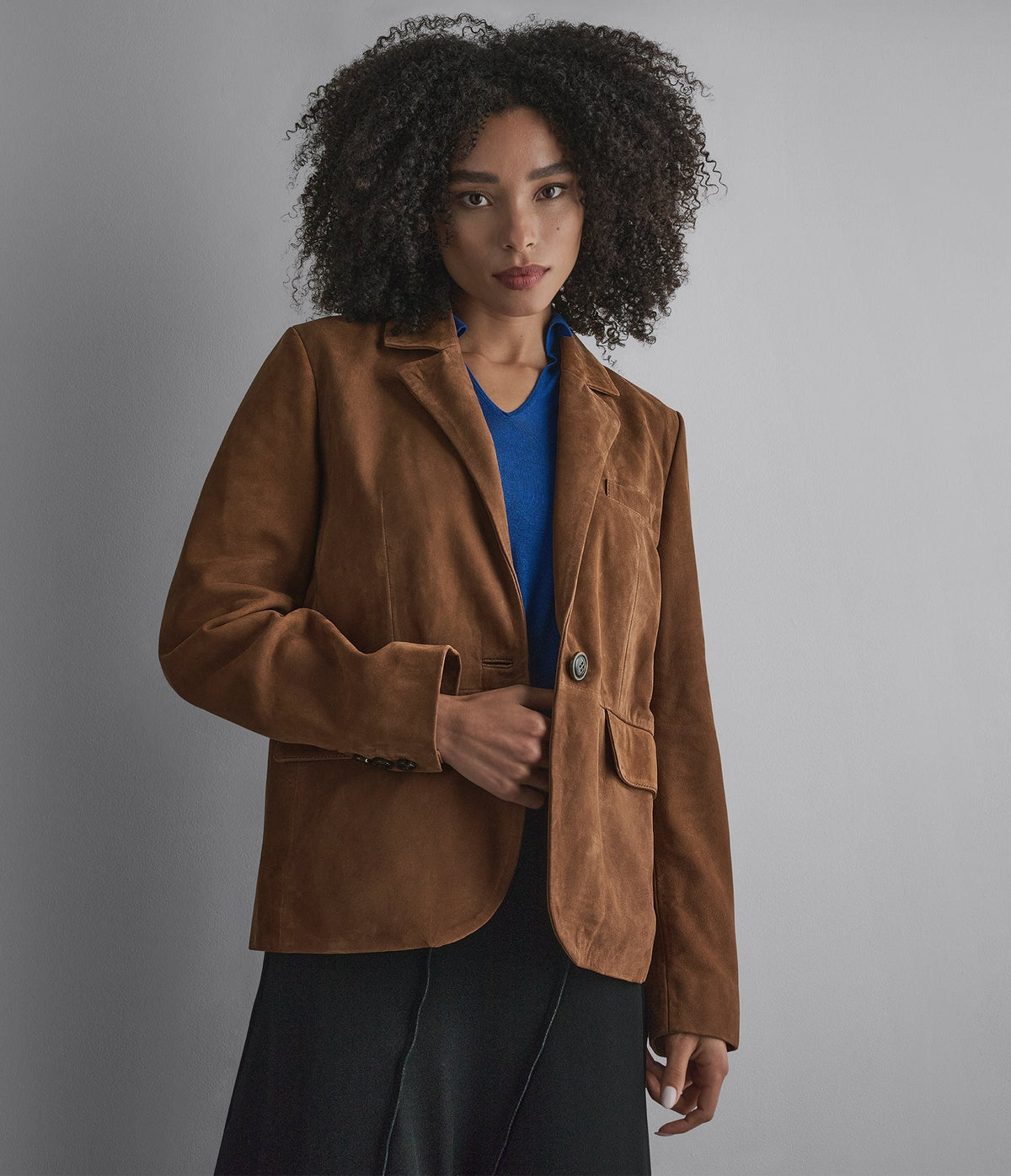 Natalie Suede Blazer