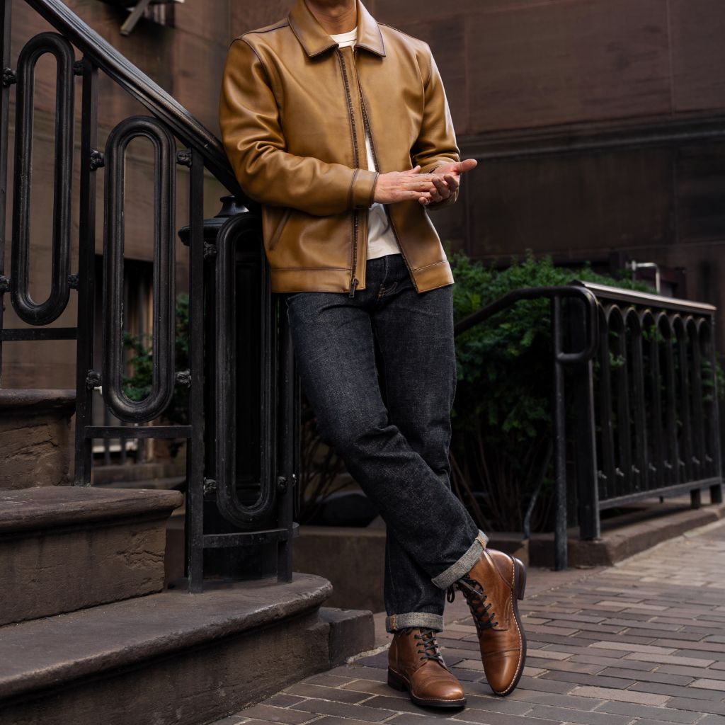 Sowachi Keanu Jacket | Golden Brown