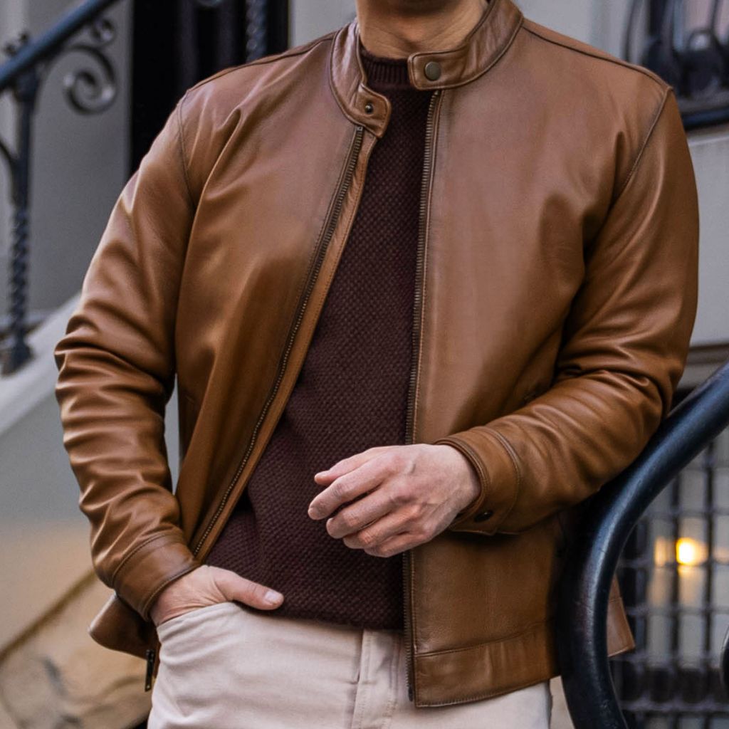 Sowachi Racer Jacket | Toffee