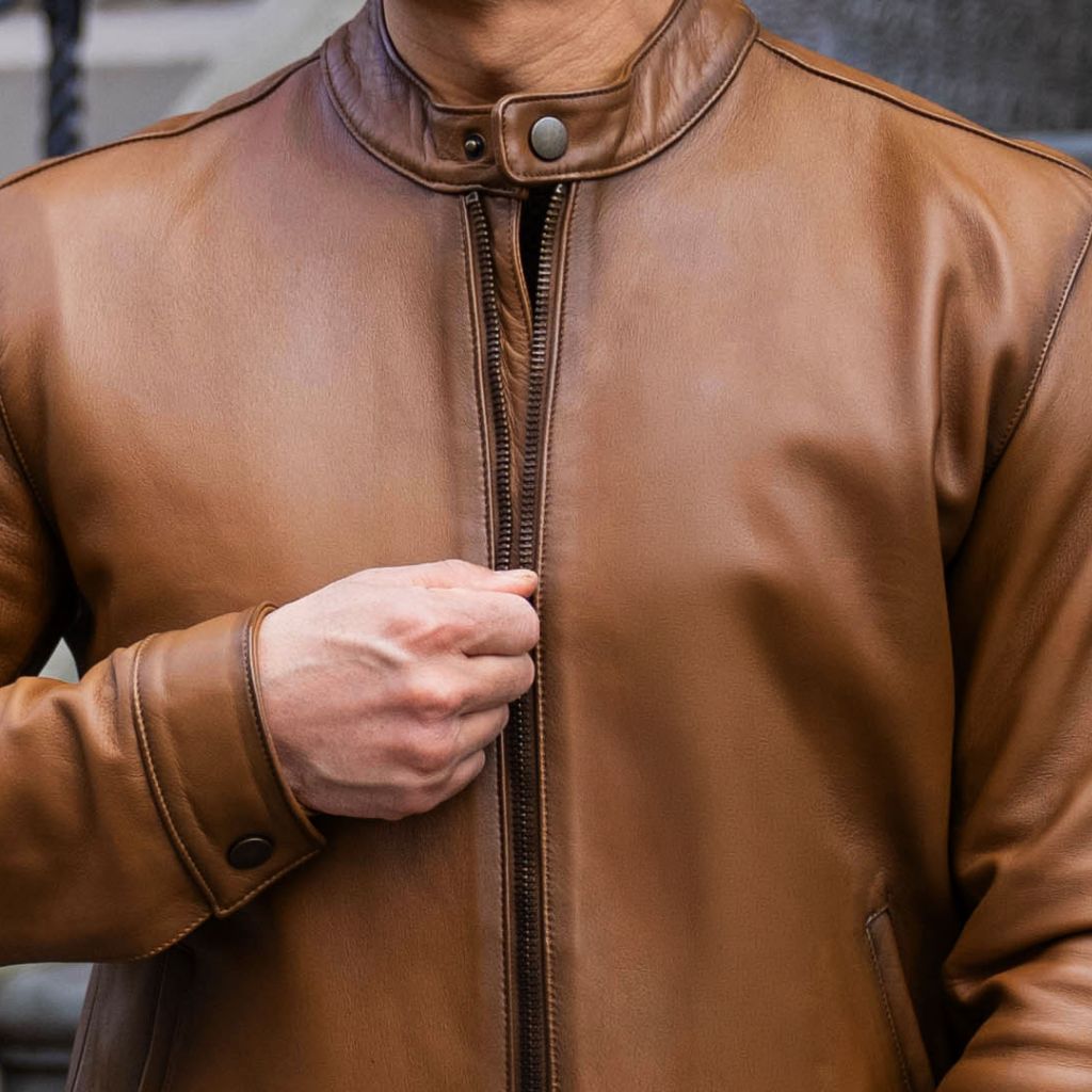Sowachi Racer Jacket | Toffee