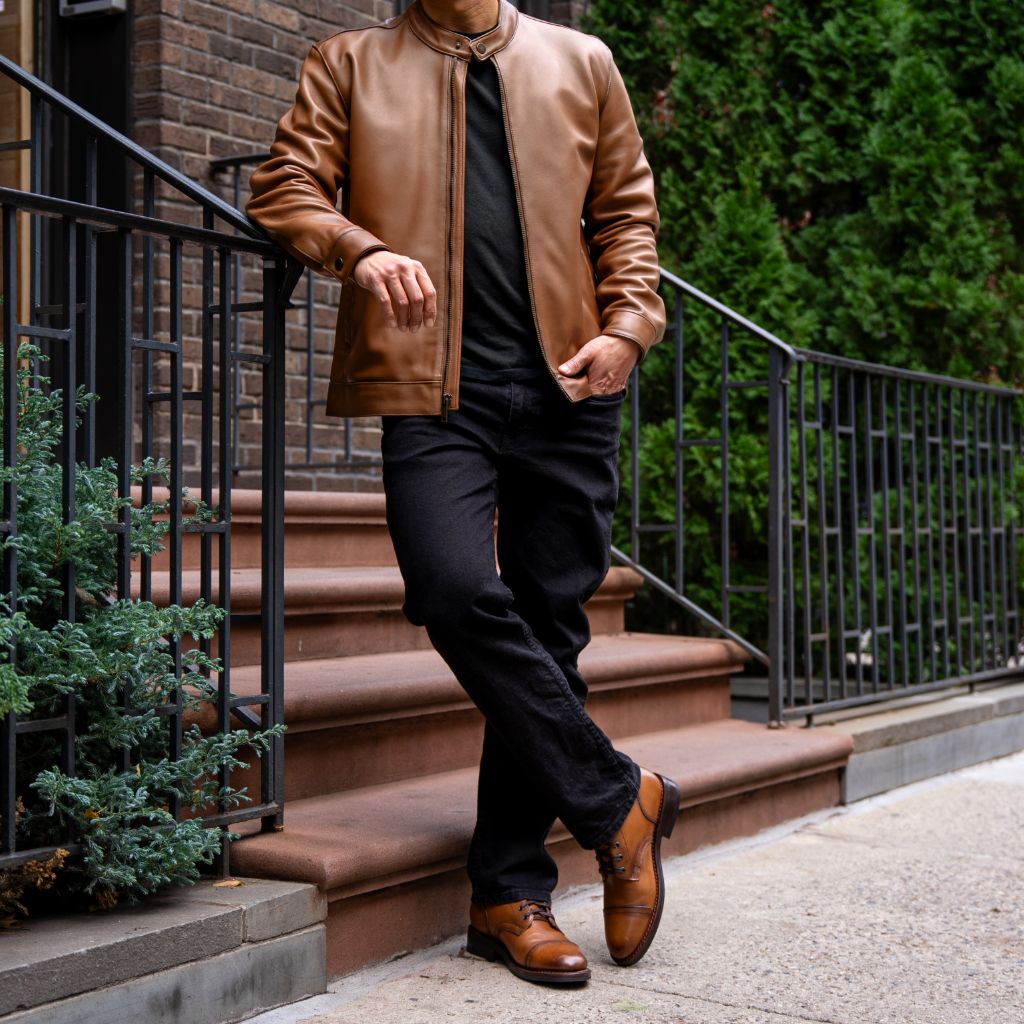 Sowachi Racer Jacket | Toffee