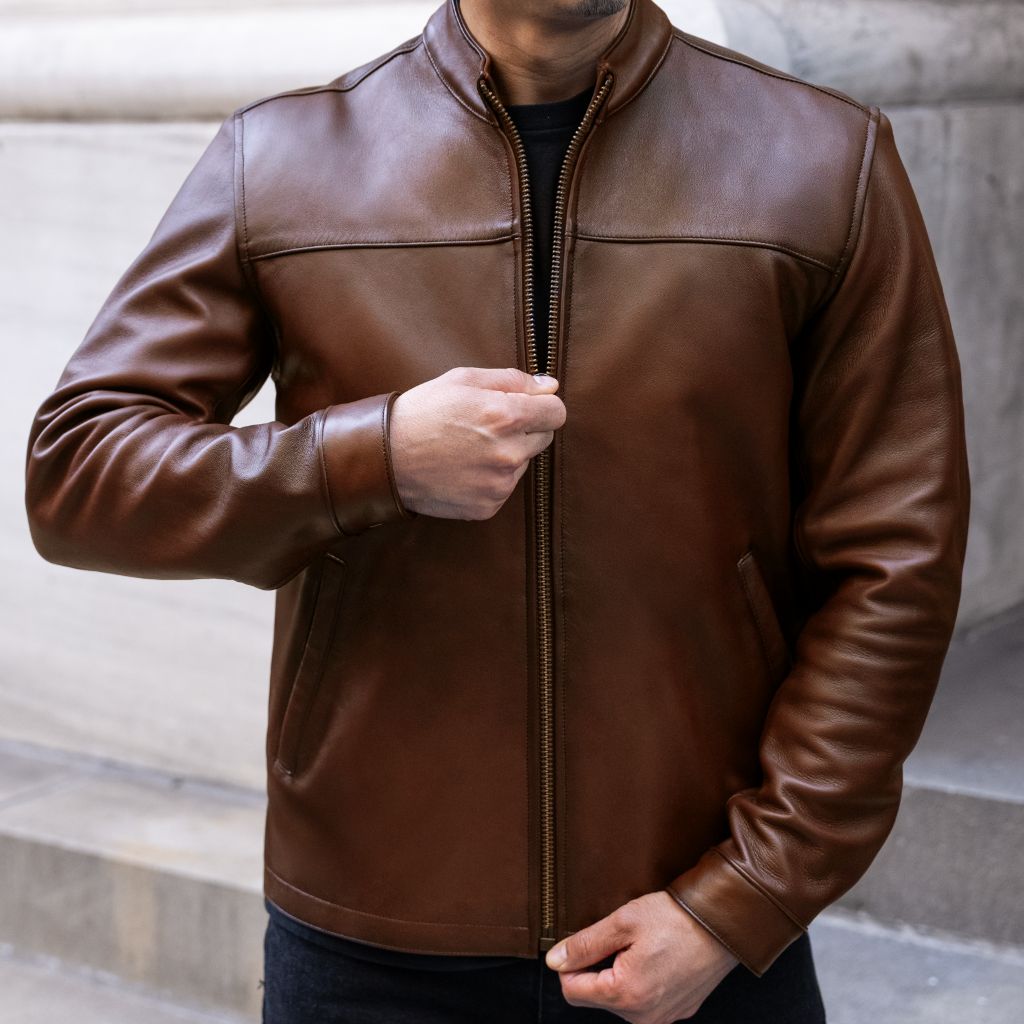 Sowachi Rider Jacket | Rich Mahogany