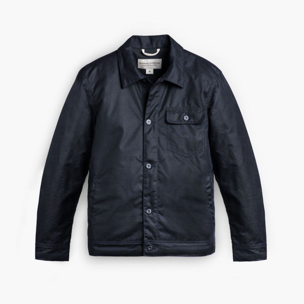 Sowachi Waxed Canvas Field Jacket | Navy