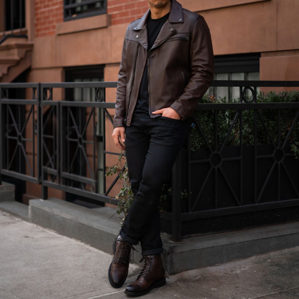 Sowachi [W] Motorcycle Jacket | Old English