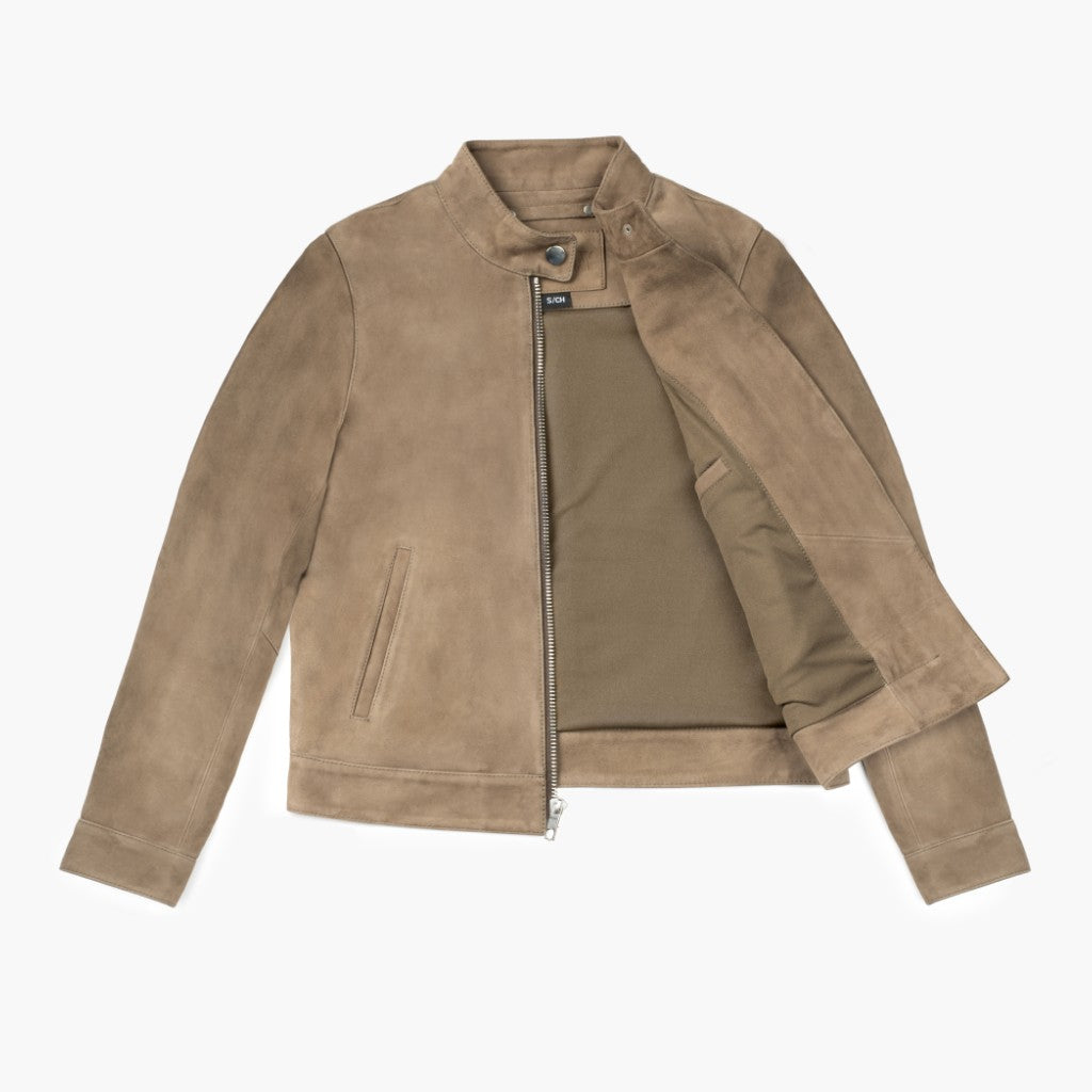 Sowachi Racer Jacket | Taupe