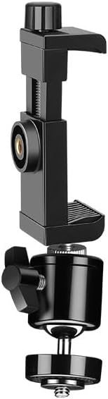 ThtRht 1/4'' Indoor Security Camera Ceiling Wood Beam Mount Stand with Clips Interior Door Frame Clasp Bracket Thread