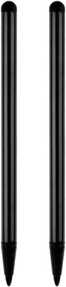 Cauaoa 2 Pcs Black Universal Stylus Pen for Touch Screens, Compatible with Capacitive Devices for iPad, Touch Screen