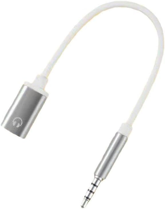 WsjiaboFux 3.5mm 3.5mm MP3 Silver Male to TypeC Female Audio Cable Cord Analog Cable Converter Earphone Adapter