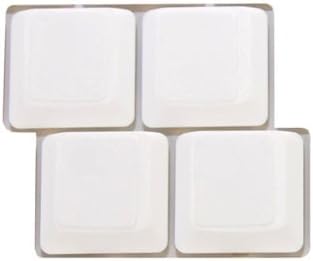 Blank Keyboard Stickers for Education - Non-Transparent White