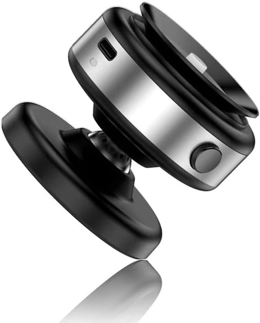 Boxgear 15W 360 N52 1) for MagSafe Wireless Charger Car Mount, Adjustable Magnetic Suction Phone Mount, Vacuum Phone