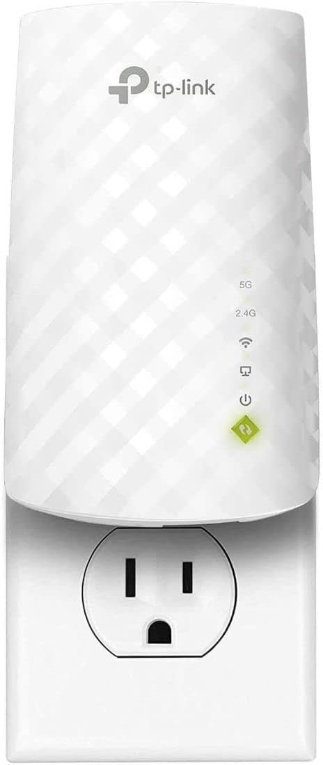 TP-Link 5GHz/2.4GHz, 44% 1200 30 OneMesh(RE220) WiFi Extender with Ethernet Port, Dual Band Up to More Bandwidth Than
