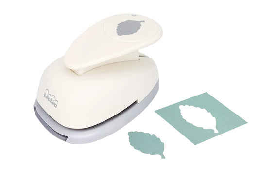 Bira Craft 2 inch Birch Leaf Shape Lever Action Craft Punch, Autumn Leaf Punch for Paper Crafting Scrapbooking