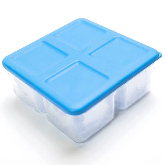 True Cubes Crystal Clear Ice Tray with Lid – Stackable 2"x2"x2" Mold for Space-Saving, Sturdy, Bartender-Quality Ice – Perfect for Cocktails, Whiskey, and Drinks at Home, Ready-to-Serve Convenience