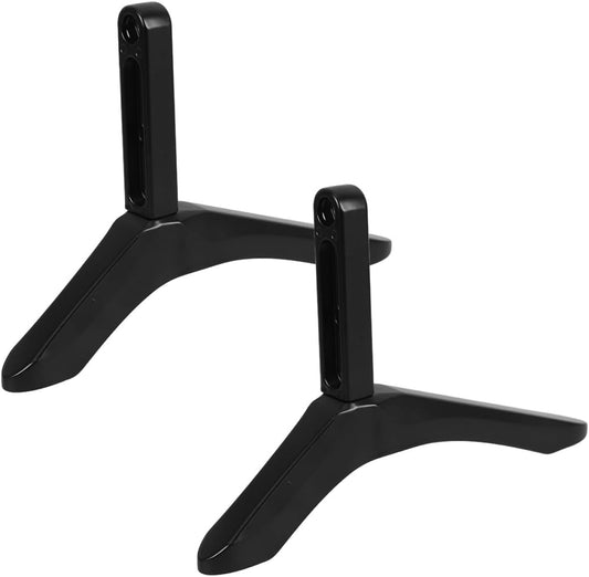 Toddmomy No-Drill Aluminum Alloy TV Stand Base Universal Tabletop TV Legs Replacement for Living Room Televisions