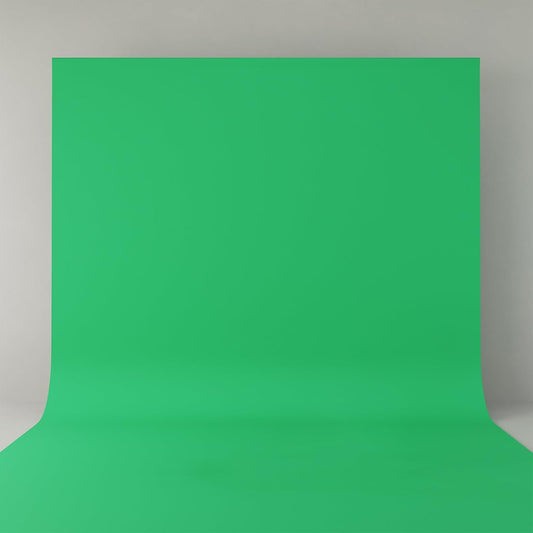 CIPAZEE Backdrop,5x7FT Green Screen Green Photo Backdrop for Photography Chromakey Virtual GreenScreen Background