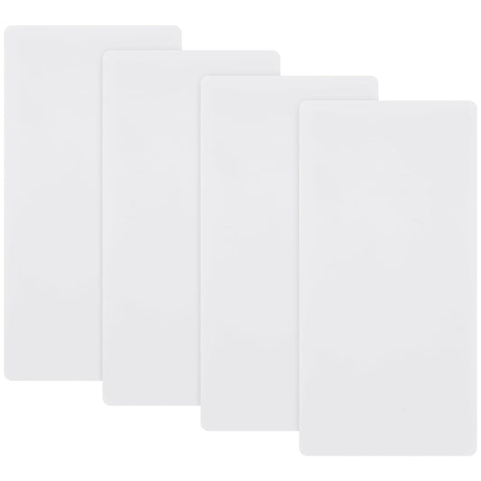 LemonRoad 4 Pack Plastic Cutting Mats 12" x 6" Translucent Cutting Board Sewing Mat Fabric Cutter Accessories for Sewing Supplies and Quilting Tools Fabric Quilting Crafts