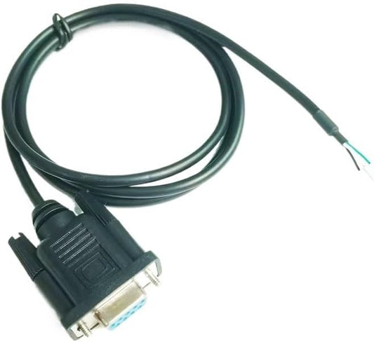 VCALDGFZ 9 DB9 3-Pin Cable(1m) Satellite Receiver Firmware Update Flash Cable Pin Female to Terminal Update Upgrade