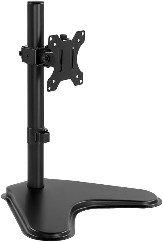 13 inch 32 inch 75*75mm/100*100mm 17.6Lbs KKTONER Single Computer Monitor Stand Metal Base Free Standing Desk Vesa