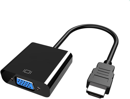 YIKUER HDMI to VGA, Gold-Plated HDMI to VGA Adapter, Male to Female for Computer, Desktop, Laptop, PC, Monitor
