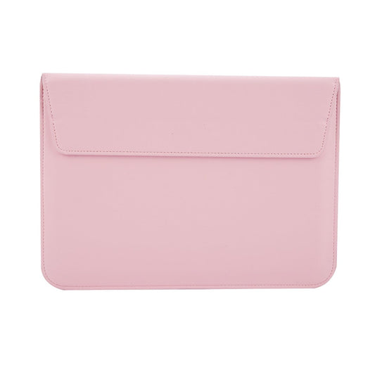 YSCLBAHUKE PU Leather Laptop Sleeve with Stand for MacBook 2025 Air15 M4 A3241 M2 M3 A2941 A3114 Pro16 M4 A3186 A3403 Pro16 A2485/A2780/A2991 Pro15w/tb A1707/A1990 Retina 15 A1398, Pink ﻿