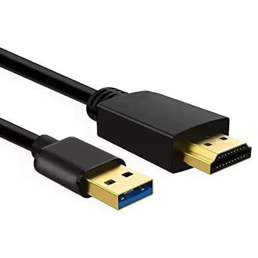 Znoogrn Player/Projector/Monitor-6.6FT/2M USB to HDMI Cable, USB-A to HDMI Adapter for Monitor, Type-A Male to HDMI