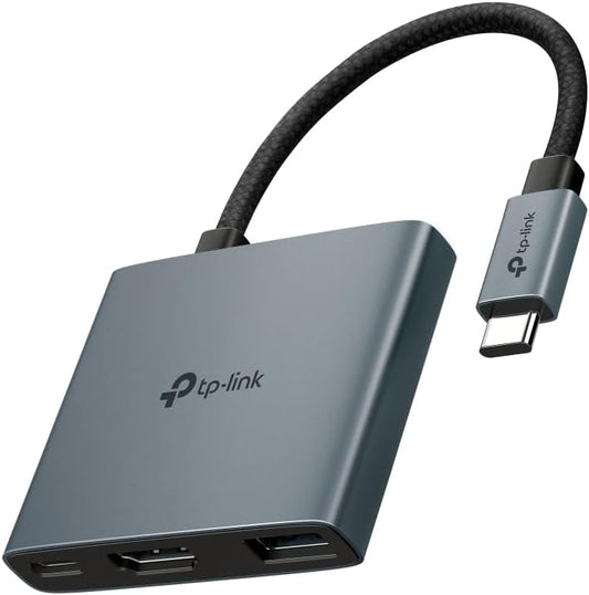 TP-Link 3-in-1 (UH3020C) 4K 100W 1USB-A 3.0 5Gbps USB C Hub Multiport Adapter | HDMI | Power Delivery | Port |