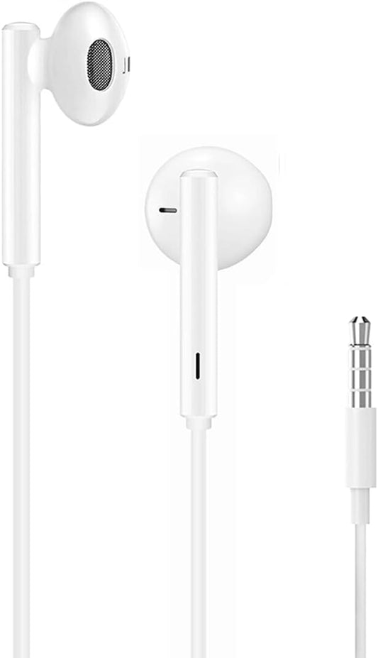 2 Pack 3.5mm 3.5mm Premium in-Ear Headphones with Plug: Control Music, Phone Calls & Volume with Built-in Remote