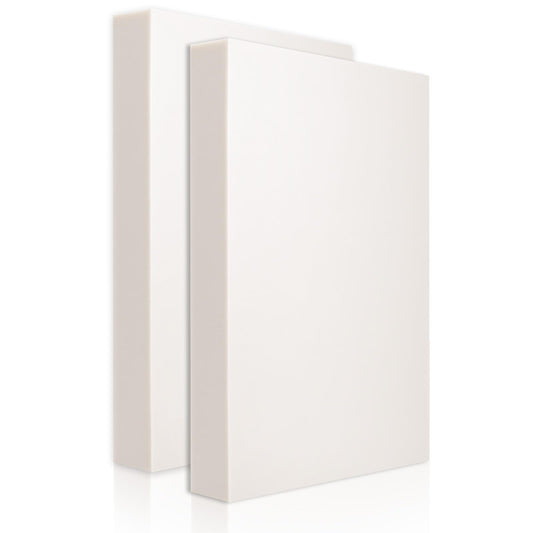 High Density XPS Foam Board,2 Pack 15.6x11.7X 2in Polystyrene Craft Foam Sheets, Rigid and Easy to Shape,DIY Modeling Art Projects, Party Decoration, Cosplay Prop Production, Carve,Heat Insulation