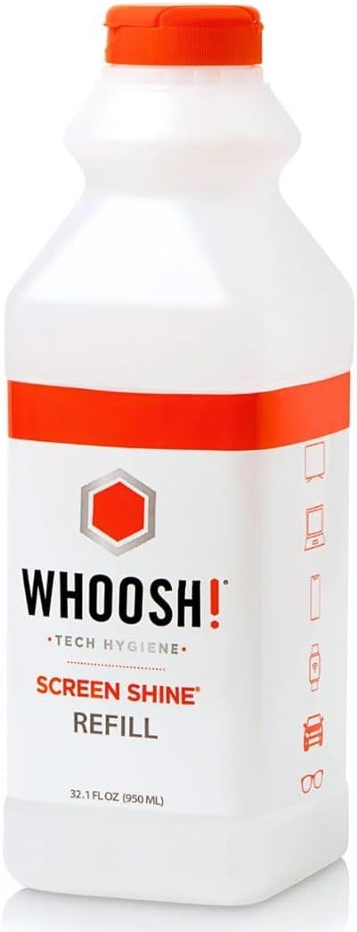 32.1 oz WHOOSH! Electronic Screen Cleaner Refill, fl | Screen Cleaning Liquid Refill designed for Pro Premium Screen