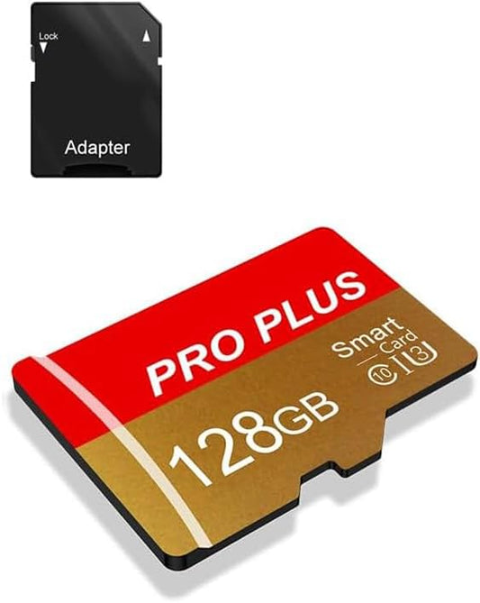 Yicunxin 128GB C10 A1 (128, TF Card with Adapter, High Speed Memory Card, UHS-I Memory TF Card for Tablet/Mobile