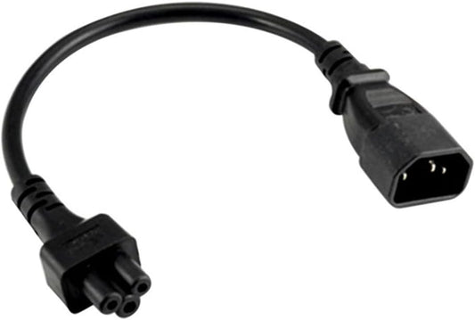 TEWOXIN 0.3M C14 C5 250V 10A, (0.3M C14 C5 IEC to Power Cord, for Laptop Power Supply, Monitor, Printer and More