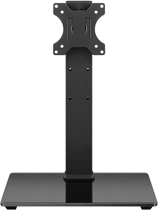 WKWKER 13-32inch 45 100x100mm Universal TV Stand for LED LCD Table Top Television Stand with Degree Height Adjustable