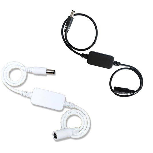 ThtRht 2 Pack 5.5mm 2.1mm Reset 24 Programmed Router Rebooter DC Cable with x Plug Wi-Fi Device Hrs Auto Reboot Refresh