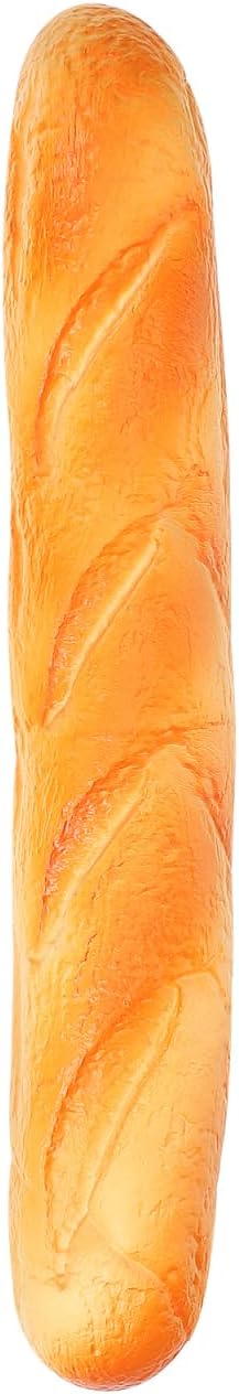 13.77 Inch Sosoport Pu Simulation Bread Model Fake Baguette Photo Prop Kitchen Decoration Bakery Display Teaching Tool