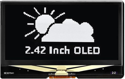 xicoolee 2.42inch 128x64 SPI/I2C Communication, SSD1309 OLED Display Module - Resolution, Compatible with Raspberry Pi