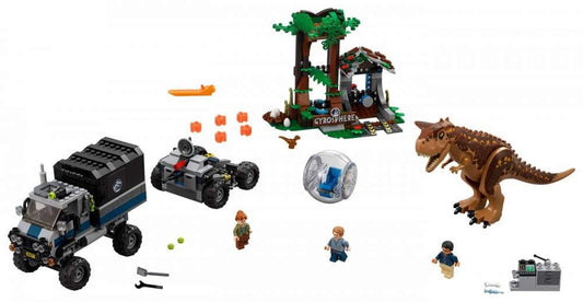 LEGO Jurassic World Carnotaurus Gyrosphere Escape 75929 Building Kit (577 Pieces)