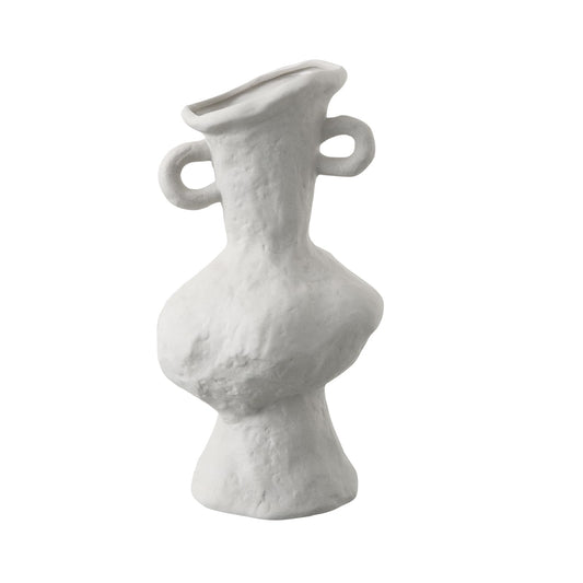 BUICCE Handmade Rustic Ceramic vase for Flowers Unique Decorative Pottery Vase for Farmhouse Home Office Decor