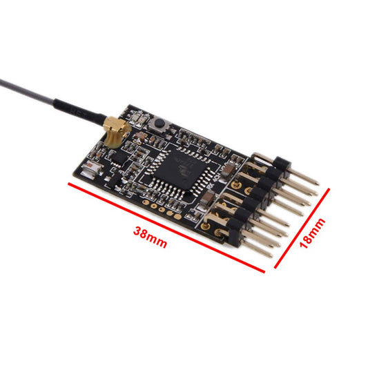 2.4Ghz 4CH RC Receiver Compatible with Futaba FASST for Fixed Wing Aircraft RC Car Remote Receiver (RFSS04F)