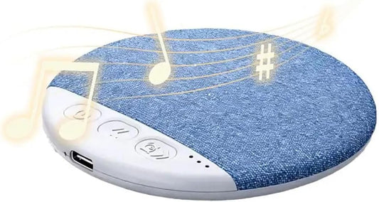 Tocualvoss Ultra-Thin Bluetooth Pillow Speaker,Mini Portable Under Pillow Speaker with White Noise Timer Wireless Sleep