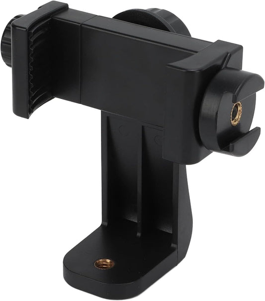 Cyrank 360 Tripod Phone Mount Holder Head Standard Screw Adapter Degree Rotatable Digtal Camera Bracket for Most