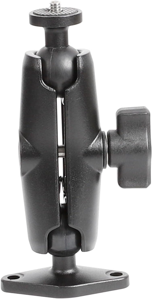 xik 1/4"-20 Thread Camera Mount Holder for Wall/Desk/Car/Boat,AMPS Standard Hole InstallationFits DSLR, CCTV, Action
