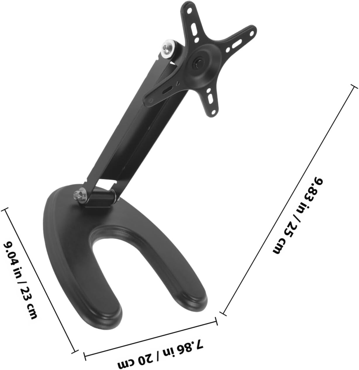 HAKIDZEL 14-27 Inch Universal Tv Stand Base Plastic Desktop Tv Holder Replacement Rack for LCD LED Flat Screen