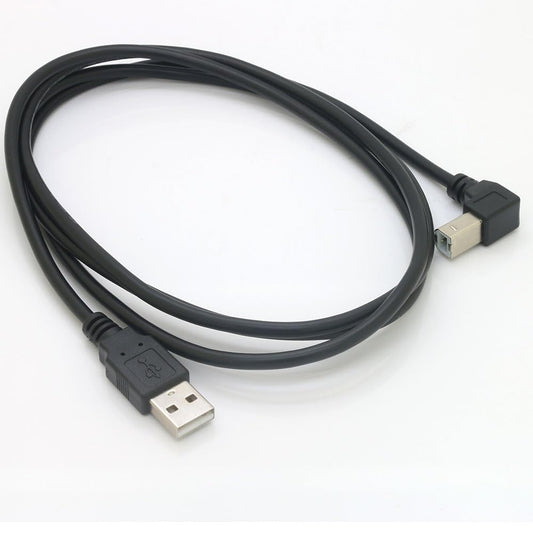 Tivid 59inch 2.0 90 2.0 480Mbps 4.9Feet) USB High Speed Printer/Scanner Right Angle Cable USB Printer Cable Degree USB