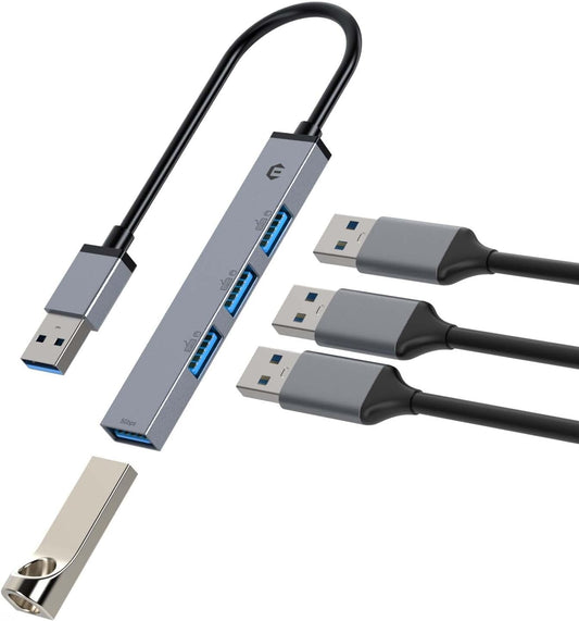 TOTU 4 3.0 2.0 3 5Gbps Docking Station, USB A Hub, Ports USB A + USB A * Docking Station - Data Transfer, Compatible